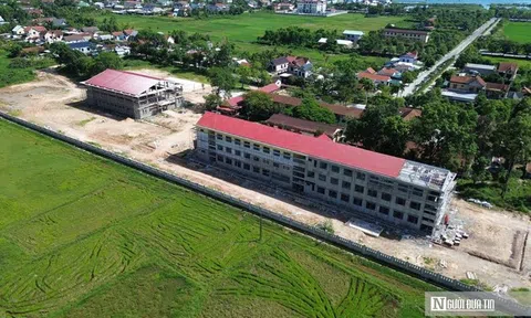 Dang dở sau nhiều tháng trễ hẹn, dự án trường học ở Huế “chạy đua” trước thềm năm học mới