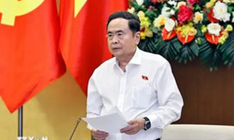 Chủ tịch Quốc hội Trần Thanh Mẫn: Tiếp tục thể hiện vai trò trung tâm trong thể chế hóa chủ trương của Đảng