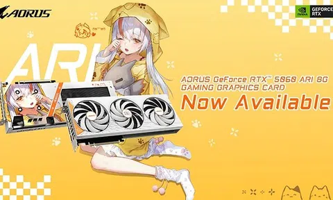 GIGABYTE công bố card đồ họa AORUS GeForce RTX™ 5060 ARI Edition chính thức mở bán