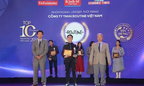 Thương hiệu Routine được vinh danh top 10 tin dùng Việt Nam 2022