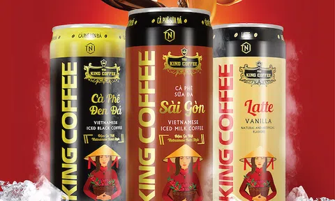 Cà phê uống liền King Coffee – Bật nắp uống ngay với 03 vị ngất ngây