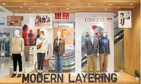 Uniqlo giới thiệu bộ sưu tập LifeWear Thu/Đông 2023 với không gian trưng bày độc đáo tại cửa hàng Uniqlo Vincom Bà Triệu