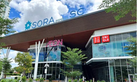 Uniqlo SORA gardens SC (Bình Dương) sẽ khai trương vào ngày 20 tháng 10