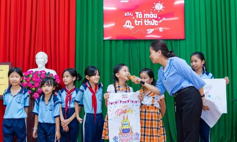 BEST Inc. Việt Nam được học sinh Tiểu học vẽ tranh mừng sinh nhật