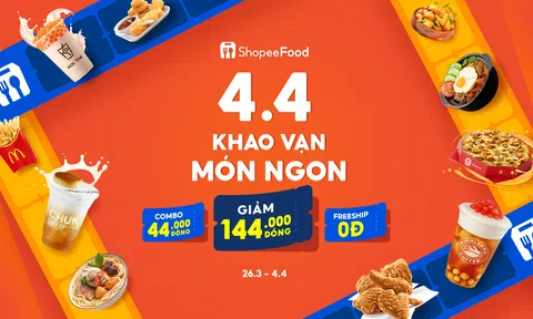 ShopeeFood khao vạn món ngon tại ngày hội ẩm thực lớn nhất tháng 4, có món chỉ vỏn vẹn 1 đồng