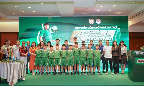 Nestlé MILO đồng hành cùng Giải Bóng đá Nhi đồng (U11) toàn quốc 2024