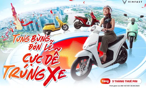 VinFast ưu đãi lớn cho khách hàng mua xe máy điện trong quý II