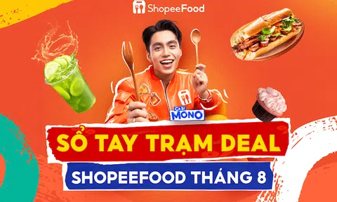 Cập nhật “sổ tay trạm deal ShopeeFood” cho tháng 8 tràn đầy năng lượng!