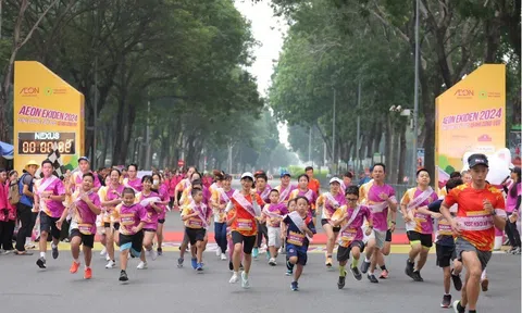 Giải chạy “AEON Ekiden – Cung đường tiếp sức, cả nhà cùng vui” thu hút gần 4.000 người