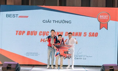 BEST Express trao thưởng xe tải cho bưu cục nhượng quyền xuất sắc