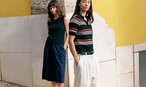 Tinh thần tối giản và phong cách Pháp hiện diện trong BST UNIQLO and COMPTOIR DES COTONNIERS